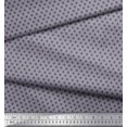 thumbnail image 3 of Soimoi Gray Viscose Chiffon Fabric Geometrical Star Geometric Print Sewing Fabric Yard 42 Inch Wide, 3 of 5