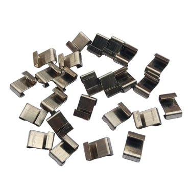 25 Pcs Clips de Vitrage en Acier Inoxydable Durable pour Serre Accessoires de Jardin