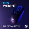 thumbnail image 3 of Logitech G309 LIGHTSPEED Wireless Gaming Mouse, Lightweight, LIGHTFORCE Hybrid Switches, HERO 25K Sensor- Black, 3 of 10