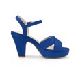 thumbnail image 3 of BLISSFUL STEP Women's Strap Platform Chunky Heel Slingback Sandals, 3 of 7