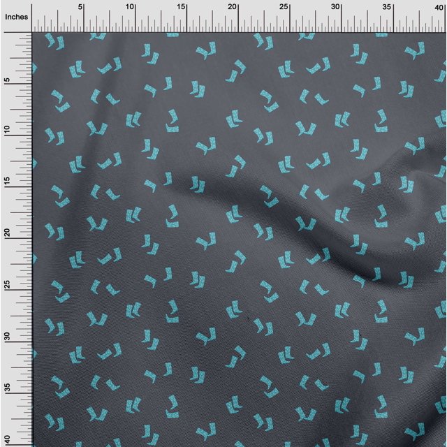 oneOone Bottes en Tissu Jersey Viscose Décor Mode Tissu Imprimé BTY 60 Pouces de Large