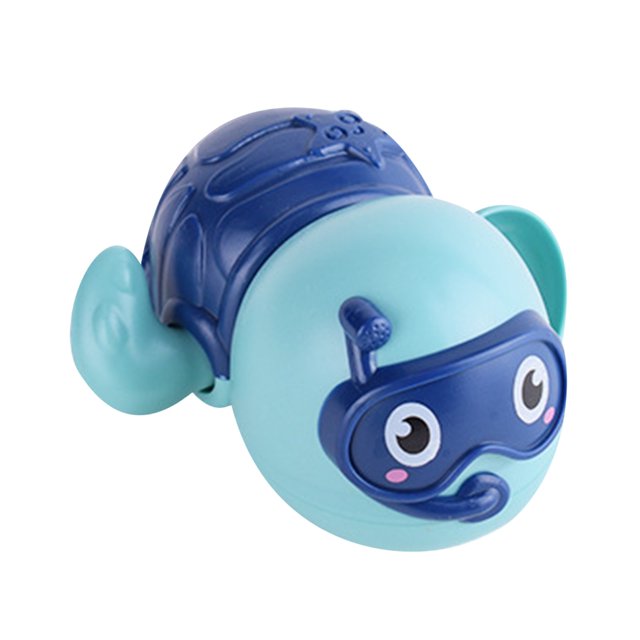 Blue Turtle Bath Toy For Kids Water Play Shower Fun Bath Time Activity Size 5 Inches Weight 0.1 Lb Kids Bath Toy For Sensory Development Floating Swim Play Set