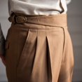 thumbnail image 4 of Pantalon Décontracté pour Homme Pantalon de Mode pour Hommes Coupe Ajustée Pantalon Habillé Classique Décontracté Pantalon Habillé d'Affaires Pantalon Formel pour Hommes, 4 of 7