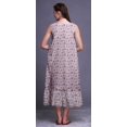 thumbnail image 2 of Bimba Pig Nuisettes en Coton Roses Insectes Baies/oiseau et Libellule pour Femmes Mi-Mollet Imprimées Robe de Nuit Très Grande, 2 of 6