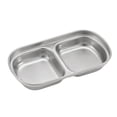 thumbnail image 1 of Outdoor Stainless Steel Tray Compartment Dish Dipping Bowl Portable And Practical Camping Tableware, 1 of 3