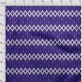 thumbnail image 4 of oneOone Polyester Spandex Purple Fabric Ikat Sewing Material Print Fabric By The Yard 56 Inch Wide, 4 of 4