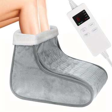 Chauffe-pieds Électrique : 4 Réglages de Temps Disponibles, 6 Réglages de Température,