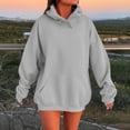 thumbnail image 1 of IMENGL Oversized Winter cotton hooded pullover sweatshirt, Gray 4XL, Size M-5XL, 1 of 5