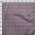 thumbnail image 4 of oneOone Cotton Cambric Maroon Fabric Geometric Craft Projects Decor Fabric Printed By The Yard 56 Inch Wide, 4 of 4