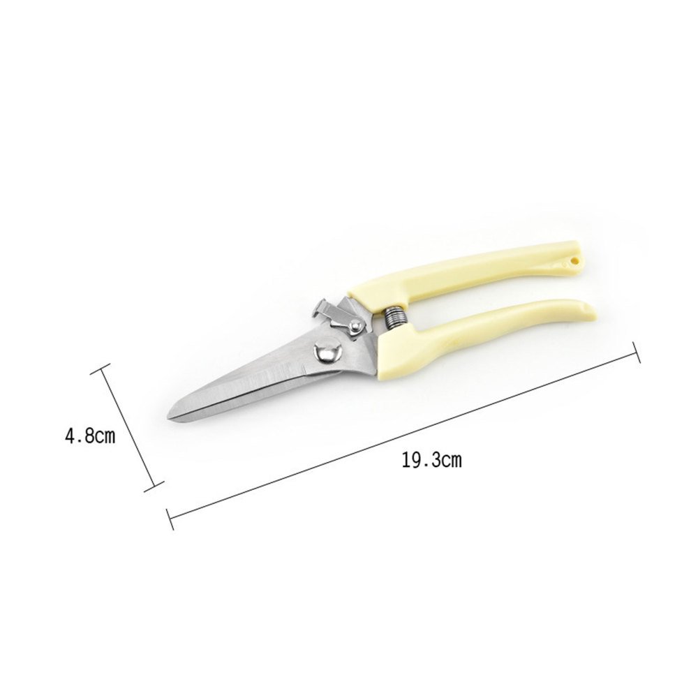 Garden Plant Pruning Shears with Straight Stainless Steel Precision Blades for Garden Pruning Accessories