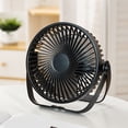 thumbnail image 1 of Boovnll Desktop Fan Quiet Brushless Turbine, Mini Fan, Wall Mounted Usb 3-In-1 Portable Small Fan, 1 of 8