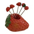 thumbnail image 1 of Ensemble de Fourchettes à Fruits, Délicate Apparence Fourchettes de Pic Alimentaire Robuste et Pas Facile à Rouiller Fourchette à Fruits en Acier Inoxydable avec Support pour Gâteau aux Fruits et Desserts à la Crème Glacée, 1 of 8