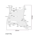 thumbnail image 4 of 11 Hole Strat Guitar Pickguard SSS Scratch Plate for Stratocaster Style Guitar Leopard Stripe, 4 of 10