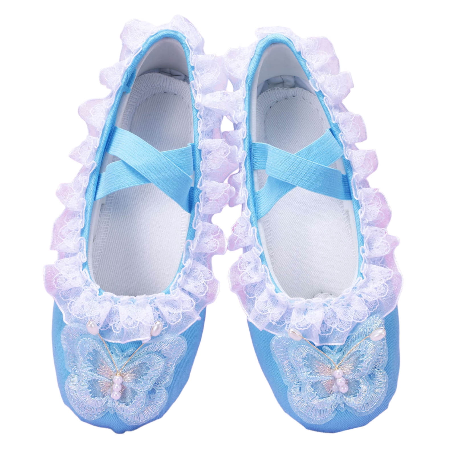 HXWCHs Enchanting Butterfly Ballet Shoes for Girls Ballerina Flats