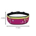 thumbnail image 3 of EGNMCR Ceinture de Course avec Porte-Bouteille d'Eau Sac Banane de Sport Sac de Taille pour Hommes et Femmes Ceinture de Sport avec Fermeture Éclair pour Course Randonnée Escalade,, 3 of 6