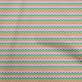thumbnail image 1 of oneOone Viscose Jersey Orange Fabric Chevron Sewing Craft Projects Fabric Prints By Yard 60 Inch Wide, 1 of 4
