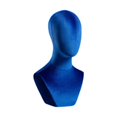 thumbnail image 3 of Yinanstore Mannequin de Buste Support Polyvalent pour Coiffe Usage Commercial Chapeaux Bleu, 3 of 8