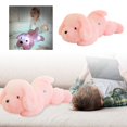 thumbnail image 2 of LED Light Up Cute Pug Dog Stuffed Animal Toy Glow In The Dark Soft Pet Figure Adorable Interactive Puppy For Kids, 2 of 4