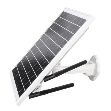 Solar Powered 4G LTE Modem Router, Solar Powered WiFi Extender 300Mbps 164FT WiFi Range 365 Day Cyclic Power Supply  for Camping