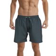 thumbnail image 2 of Birdeem Mens Shorts Men Fashion Casual Solid Drawstring Elastic with Pockets Beach Shorts, 2 of 12