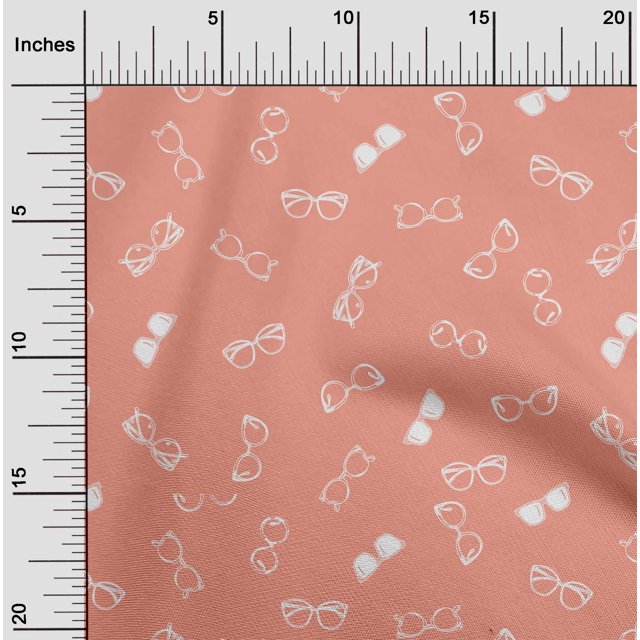 oneOone Rayon Froly Fabric Goggles Fashion Fabric For Sewing Printed Craft Fabric By The Yard 56 Inch Wide