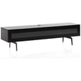 thumbnail image 1 of SONOROUS Studio ST-360 I/R Friendly Wood and Glass Modern TV Stand with Spike Metal Legs for Sizes up to 75" (Modern Design Cabinet For Your Audio/Video Components and Consoles) - BLACK, 1 of 7