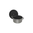 thumbnail image 3 of STAUB La Cocotte 3.7 L Cast Iron Round Cocotte, Graphite-Grey, 3 of 9