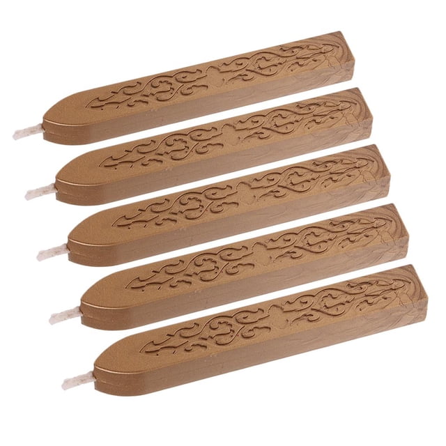 GUOOL 5 Pieces Sealing Sticks with Wick for Sealing Envelopes Packages Invitation 3