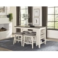 thumbnail image 2 of Topline Home Furnishings Whitewash Finished Stools, 2 of 3