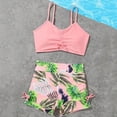 thumbnail image 5 of Girls Swimsuits 2 Piece Tankini Set Bathing Suit Ruffle Girls Bathing Suit 8-9 Years, 5 of 5