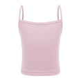 thumbnail image 1 of vastwit Kids Girls Spaghetti Strap Camisole Ribbed Knit Crop Tank Top Sleeveless Baisc Crop Cami Tops Pink XL/大码, 1 of 5