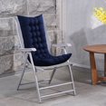 thumbnail image 5 of Waterproof Memory Foam Chaise Lounge Cushion with Ties for Indoor/Outdoor Use, 5 of 5