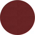 thumbnail image 1 of Ahgly Company Tapis Rond Lavable en Machine Intérieur Transitionnel Rouge Bordeaux, 3 Pieds Rond, 1 of 7