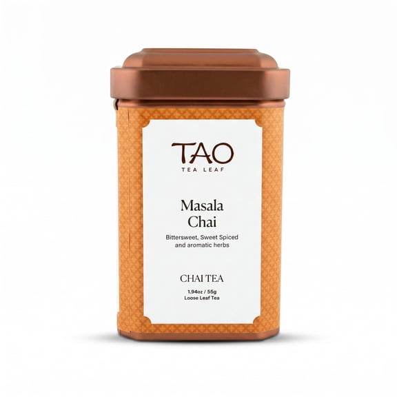 Tao Tea Leaf Masala Chai Tea, 55g Loose Tea Tin