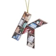 thumbnail image 1 of Book Lovers Heart Shaped Bookshelf Pendant Acrylic Ornament, 1 of 5
