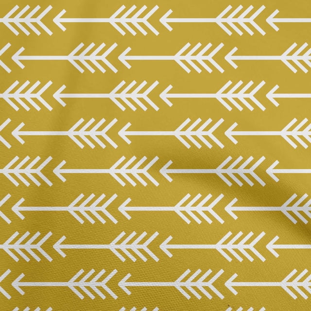 oneOone Polyester Spandex Lime Green Fabric Arow Fabric For Sewing Printed Craft Fabric By The Yard 56 Inch Wide