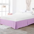 thumbnail image 2 of PiccoCasa Bed Skirt Double Brushed Microfiber with Dust Ruffle, Queen Light Purple, 2 of 7