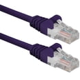 thumbnail image 1 of 10 ft. CAT6 Gigabit Flexible Molded Purple Patch Cord, 1 of 1