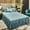 Blue#540, variant on Lace Bed Skirt with Ruffled Trim, Full Coverage Dust and Wear Protection, All-Season Soft Polyester Cotton for Queen Mattress