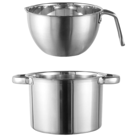 CNKOO Stainless Steel Double Boiler Pot for Melting Chocolate Soap Wax