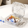 thumbnail image 1 of Vitamin Organizer Vitamin Dispenser Supplement Organizer Portable Vitamin Sorter Large Size 4 Compartment Container Suitable For Outdoor Traveling, 1 of 7