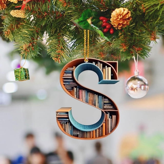 Christmas Tree Decorations, 26 Letters Christmas Tree Decoration Pendant Christmas Tree Ornaments Personalized Diy Christmas Ornaments Christmas Decoration Xmas Tree Hanging Decor