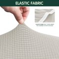 thumbnail image 4 of CHOK 2024 1-Piece Checks Stretch Sofa Cover Slipcover Couch Cover  Chair  Light Gray, 4 of 6