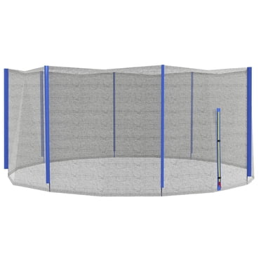 Soozier 12ft Trampoline Net Replacement with Zippered Entrance