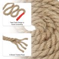 thumbnail image 3 of Unique Bargains 3/4 Inch 14.8 Feet Jute Rope Natural Manila Rope 4 Strand Twisted Thick Heavy Twine Rope, 3 of 5