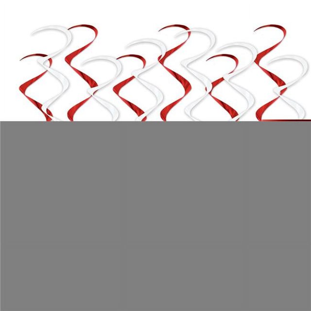 Beistle 20821 17.5 x 33.5 in. Peppermint Whirls