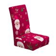 thumbnail image 2 of Christmas Chair Cover With Elastic Stretchable Washable Protective Cover Suitable For Restaurant Ceremony Hotel Chair Cover, 2 of 5