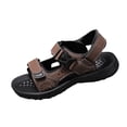 thumbnail image 1 of Double Strap Sandals for Men Composite Toe Safety Shoes Adjustable Closure Breathable Upper Beach Sandals 1 Pair, 1 of 9