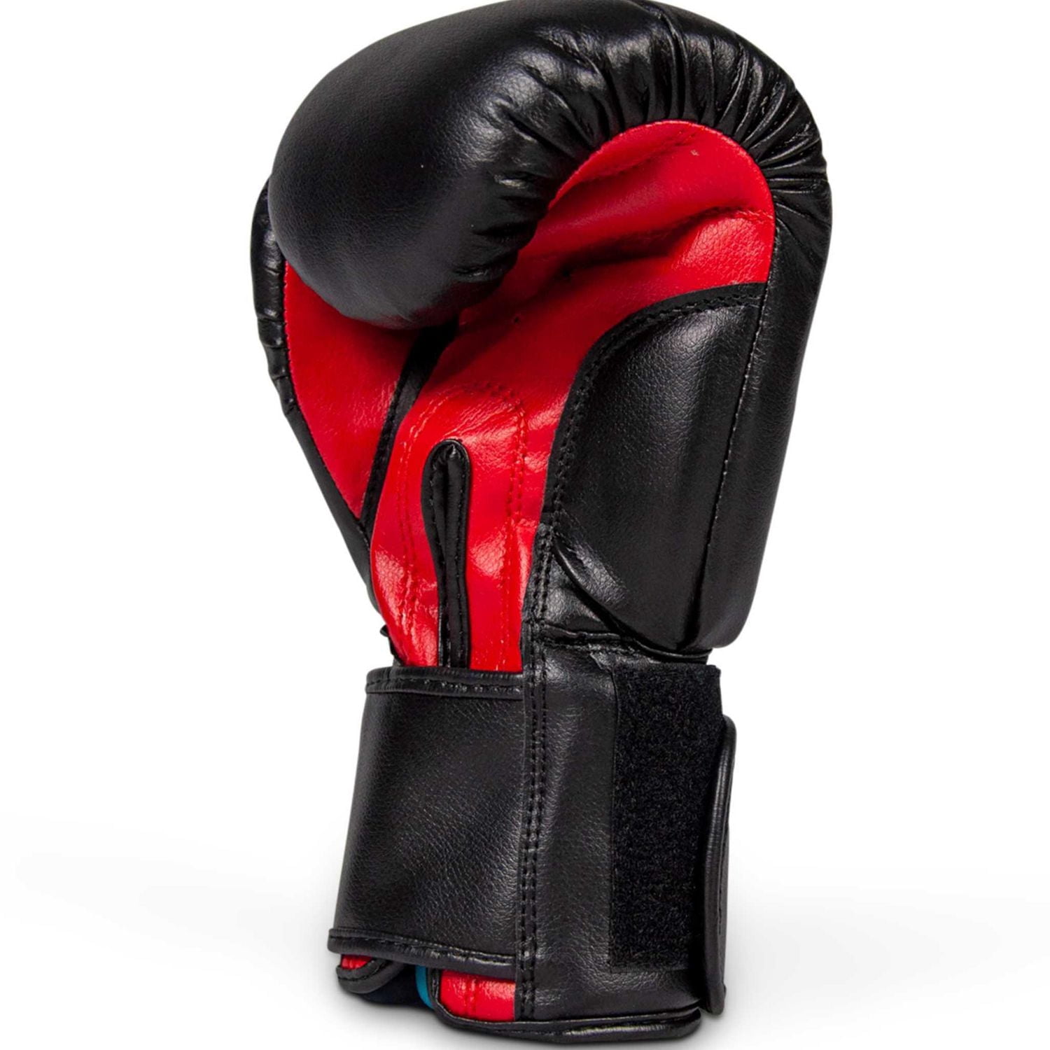 Iron Body Fitness Training Series Boxing Gloves, 12 oz Vinyl Training Gloves, Red/Black