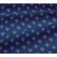 thumbnail image 5 of oneOone Viscose Jersey Fabric Floral & Flying Swan Block Print Fabric BTY 60 Inch Wide, 5 of 5